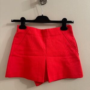 Zara Pinkish-Red Skort – Chic & Versatile (Size XS, Made in Turkey)
